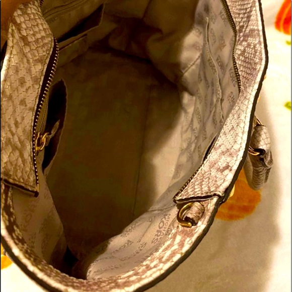 Michael Kors Python🐍 Leather Bundle EPOC Bag & Matching Wallet Bundle - Picture 6 of 11